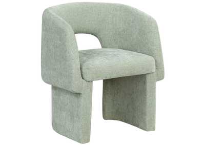 Image for Emmet Mint Chenille Fabric Dining Chair - Accent Chair