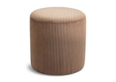 Image for Roy Brown Microsuede Fabric Ottoman - Stool