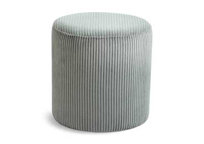 Image for Roy Grey Microsuede Fabric Ottoman - Stool