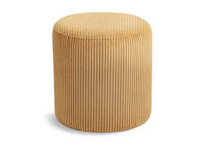 Image for Roy Yellow Microsuede Fabric Ottoman - Stool