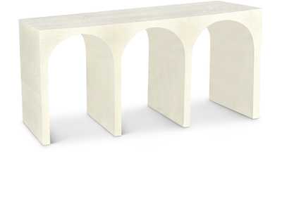 Image for June Cream Oak Console Table