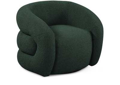 Image for Roxbury Green Boucle Fabric Swivel Accent Chair