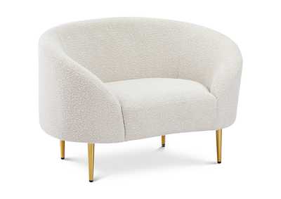 Image for Ritz Cream Boucle Fabric Chair
