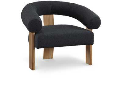 Image for Winston Black Boucle Fabric Accent Chair