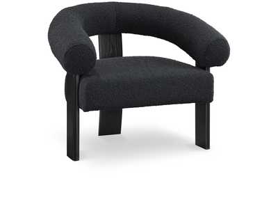 Image for Winston Black Boucle Fabric Accent Chair