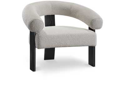 Image for Winston Cream Boucle Fabric Accent Chair