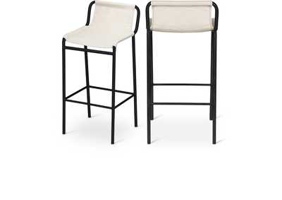 Image for Dax Cream Faux Leather Counter Stool