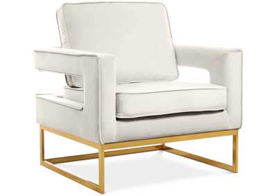 Image for Noah Cream Velvet Accent Chair