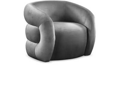 Image for Roxbury Grey Velvet Accent Chair