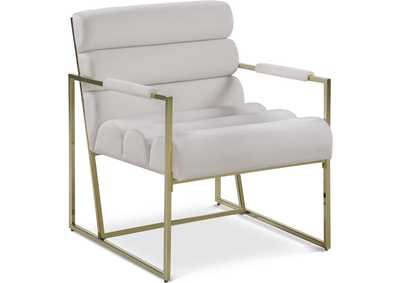 Image for Wayne Cream Velvet Accent Chair