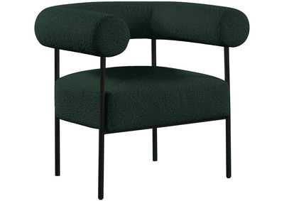 Image for Blake Green Boucle Fabric Accent Chair