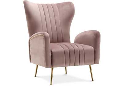 Image for Opera Pink Velvet Accent Chair