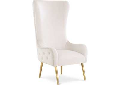 Image for Alexander Cream Velvet Accent Chair