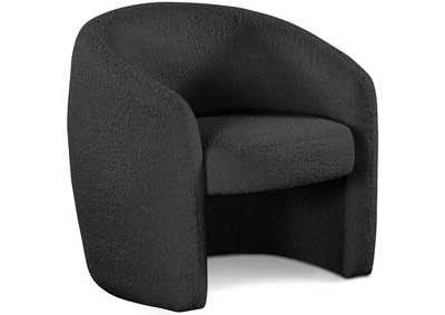 Image for Acadia Black Boucle Fabric Accent Chair