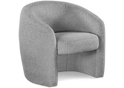 Image for Acadia Grey Boucle Fabric Accent Chair