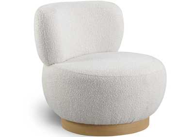 Image for Calais Cream Boucle Fabric Accent Chair