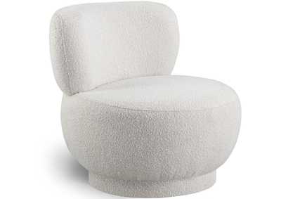 Image for Calais Cream Boucle Fabric Accent Chair