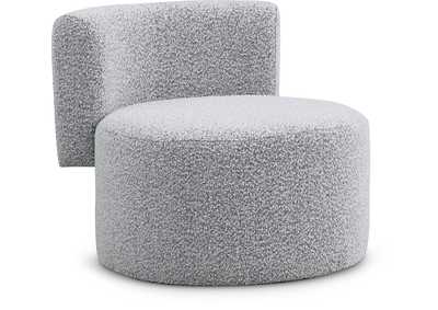 Image for Como Grey Boucle Fabric Accent Chair