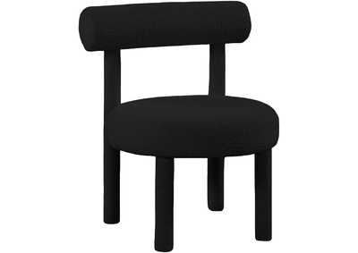 Image for Parlor Black Boucle Fabric Accent Chair