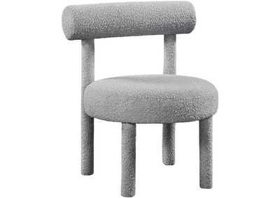 Image for Parlor Grey Boucle Fabric Accent Chair