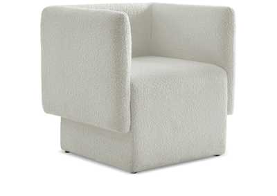 Image for Vera Cream Boucle Fabric Accent Chair