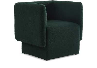 Image for Vera Green Boucle Fabric Accent Chair