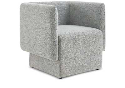 Image for Vera Grey Boucle Fabric Accent Chair