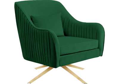 Paloma Green Velvet Accent Chair