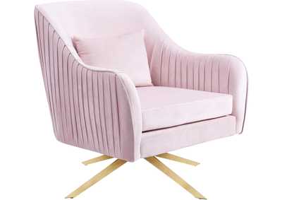 Paloma Pink Velvet Accent Chair