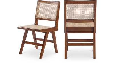 Image for Preston Walnut Wood Dining Side Chair Set of 2