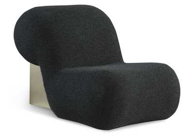 Quadra Black Fabric Accent Chair