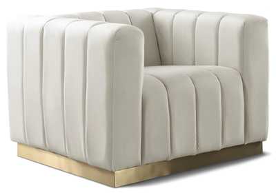 Image for Marlon Cream Velvet Chair