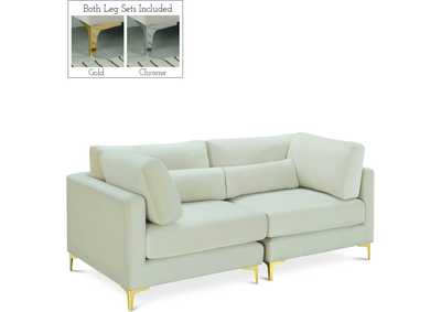 Julia Cream Velvet Modular Sofa