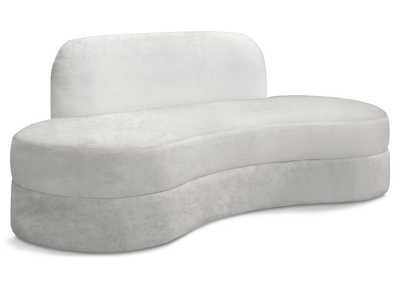 Mitzy Cream Velvet Sofa