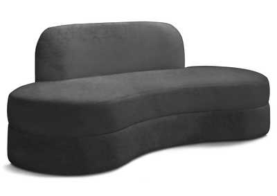 Image for Mitzy Grey Velvet Sofa