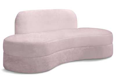 Image for Mitzy Pink Velvet Sofa