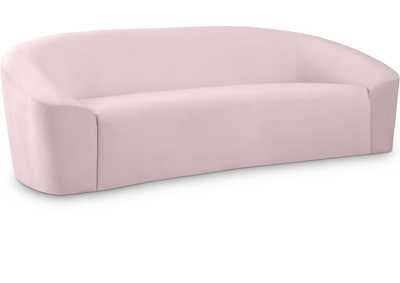 Riley Pink Velvet Sofa