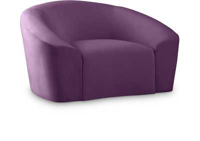 Image for Riley Purple Velvet Chair