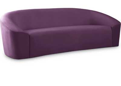 Riley Purple Velvet Sofa