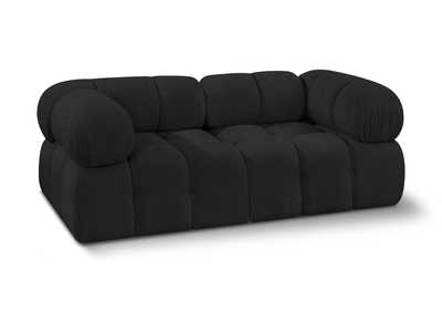 Image for Ames Black Boucle Fabric Modular Sofa