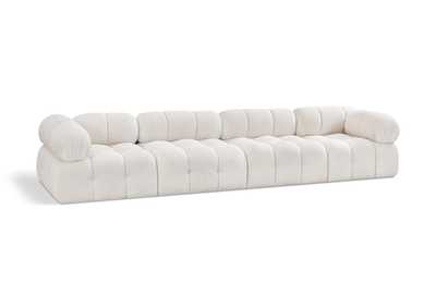 Image for Ames Cream Boucle Fabric Modular Sofa