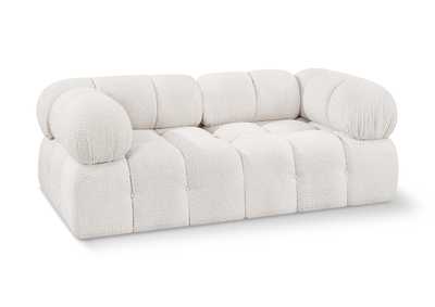 Image for Ames Cream Boucle Fabric Modular Sofa