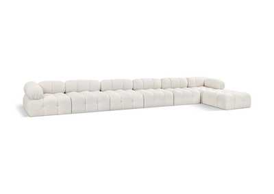 Image for Ames Cream Boucle Fabric Modular Sectional