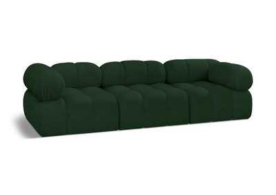 Image for Ames Green Boucle Fabric Modular Sofa