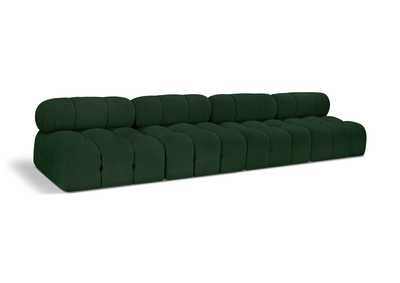 Image for Ames Green Boucle Fabric Modular Sofa