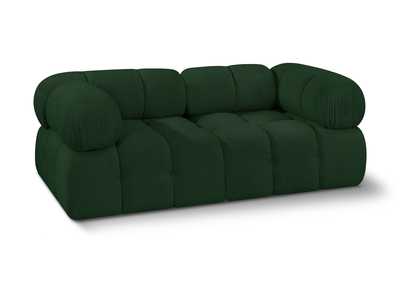 Image for Ames Green Boucle Fabric Modular Sofa