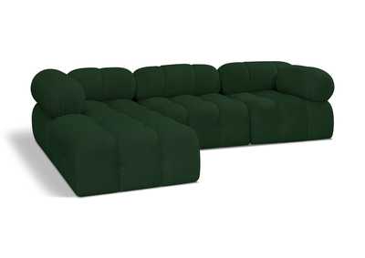 Image for Ames Green Boucle Fabric Modular Sectional