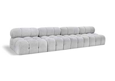 Image for Ames Grey Boucle Fabric Modular Sofa