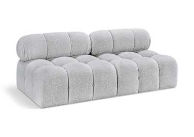 Image for Ames Grey Boucle Fabric Modular Sofa