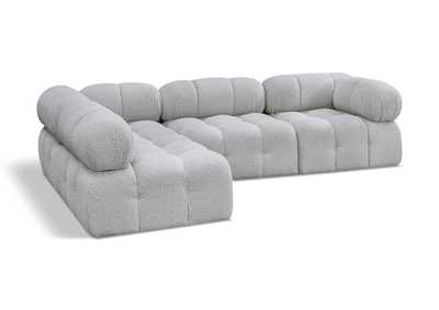 Image for Ames Grey Boucle Fabric Modular Sectional